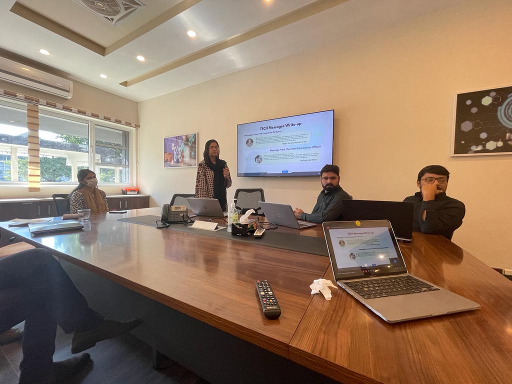 CodeforPakistan's tweet photo. A Progress Presentation was held for fellows to present their project's progress to the team leads of TECH-NIH.
Fellows discussed their progress, process and challenges faced.
@NIH_Pakistan
#TECHNIH #fellowshipupdates #Islamabad #projects https://t.co/QjA1RinKvq
