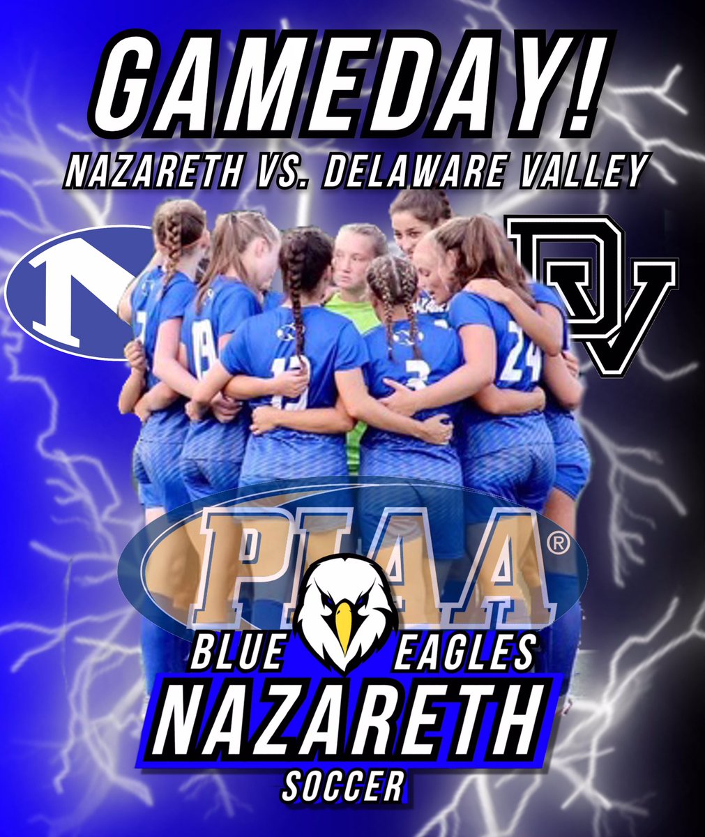 Yeaaaaaah Baby, it's Game Day!!!! Come on out for a great fall drive for the nazgirlssoccer first round of states! Let's Gooooooo! @NazHSPrincipal <a href="/NAHSBlueEagles/">Nazareth Athletics</a>