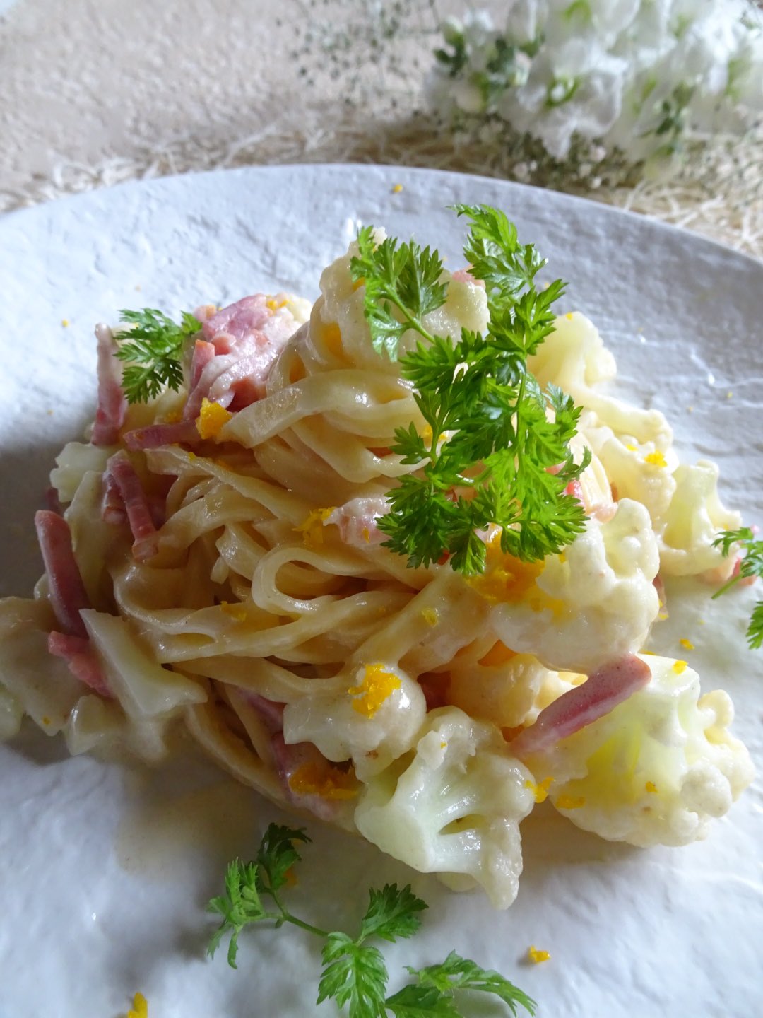 momo カリフラワーとベーコンの柚子クリームパスタ 柚子 を沢山頂きました 生パスタ おうちごはん 料理 T Co Bgjqahdqun Twitter momo カリフラワーとベーコンの柚子クリームパスタ 柚子 を沢山頂きました 生パスタ おうちごはん 料理 T Co Bgjqahdqun Twitter
