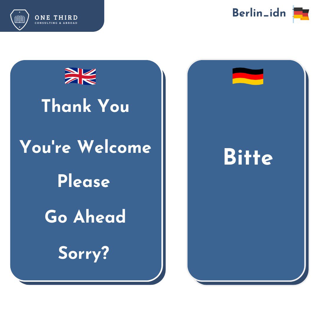 berlin_idn's tweet photo. Moin moin sobat berlin 🙌🙌. Siapa nih yg masih ragu buat belajar bahasa Jerman karna takut susah? Eitss siapa bilang, nih ada salah satu bukti belajar bahasa Jerman ga sesusah itu loh 😁

Yg tertarik pergi ke Jerman persiapkan bahasa kamu dari sekarang yukk! Klik link di bio ✨ https://t.co/ca7mPCzd6y