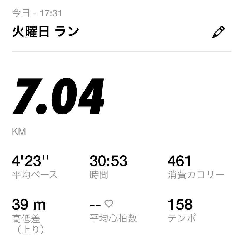 01023m's tweet photo. 1週間走らないと身体が重くて重くて💦 https://t.co/dv0uInPO9P