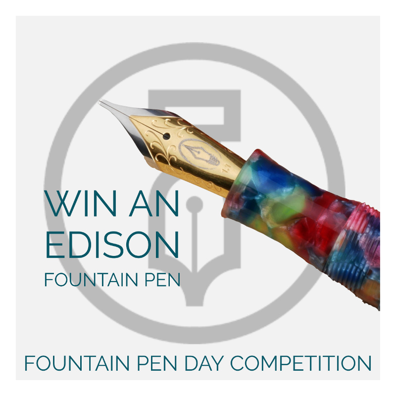 Don't forget our prize draw runs until Friday night. You could be in with a chance to win an Edison fountain pen.
Details how to enter here: thewritingdesk.co.uk/content/founta…