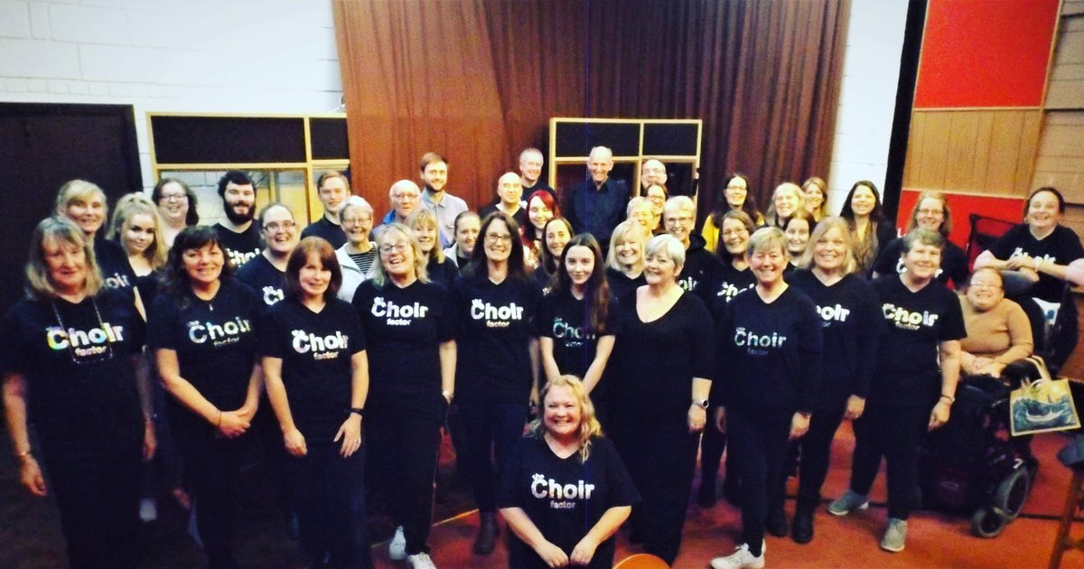 A group shot of us all that were recording on Saturday what a great day