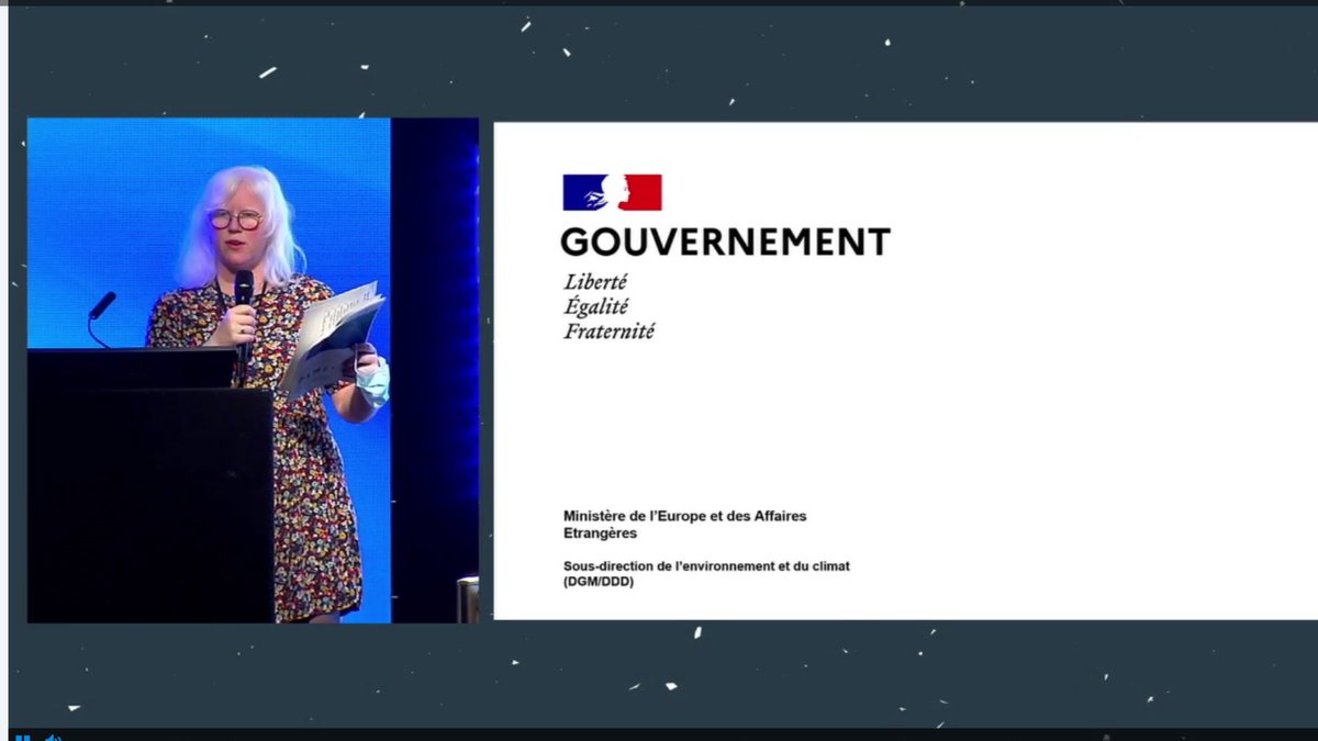 WestMedStrat's tweet photo. Blandine Pocquet, @francediplo ๐ซ๐ท presents the Action Plan #PAMEX "The #Mediterranean Sea: a Model Sea by 2030", which aims to reverse the dramatic loss of marine biodiversity via concrete & collective actions
#WestMEDStakeholdersConference2021 #CorridorsToBlueDevelopment https://t.co/mrwCZHeQDD
