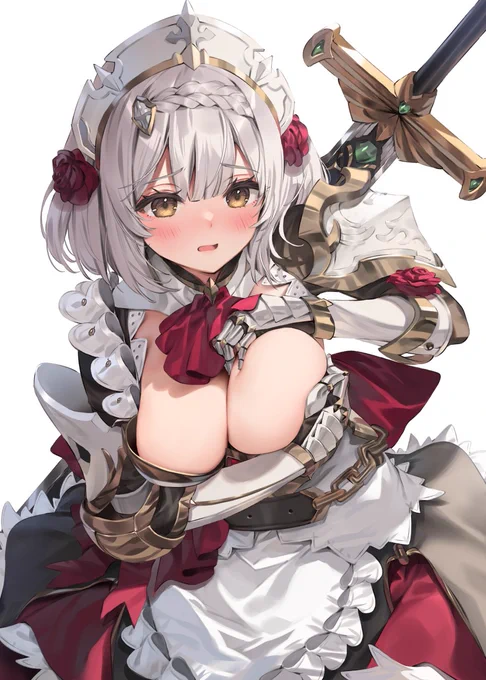 この衣装って蒸れそうだしポロッといきそうだし押し込むのも大変そうで良いよねというノエピクチャーです 