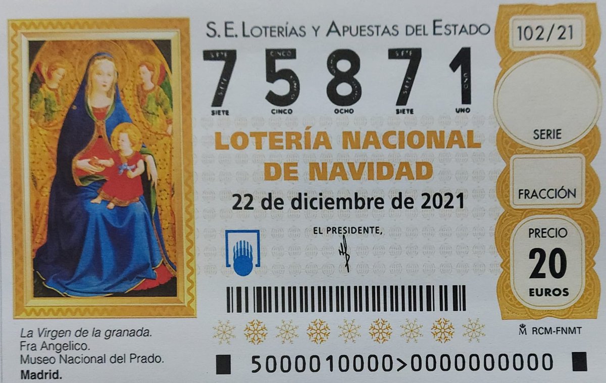 |Lotería nacional de navidad|
Último día 20 de decembro‼️
•
Puntos de venta:
-Campo municipal A Lagoa
-Ferretería/Bazar Mondariz
-Bar Carlos
-Bocatería Mini 
O contactar con directivos.
