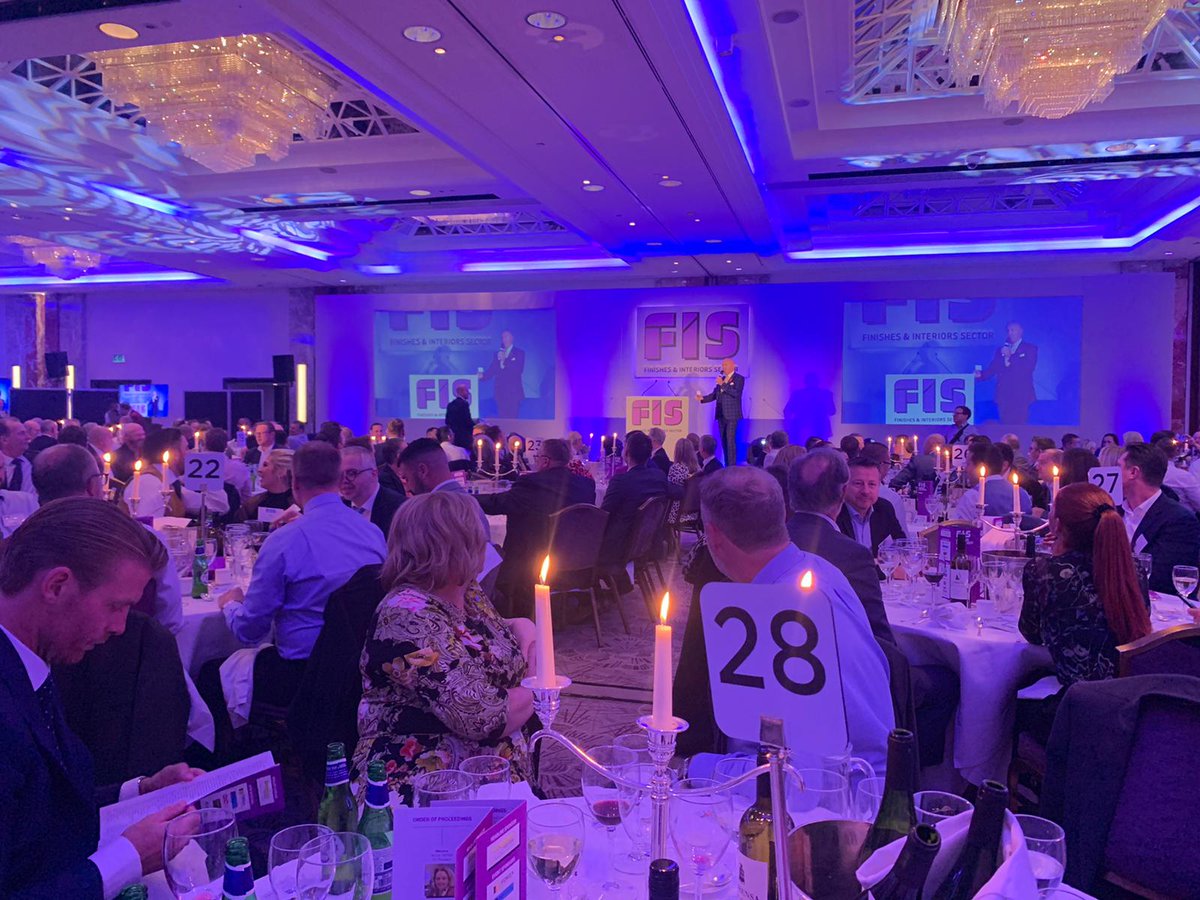 PooleWaite's tweet photo. The team were delighted to attend the @fisorg Contractors Awards Lunch last week. Great to catch up with other members of the industry, colleagues and old friends, and to meet some new faces! Congratulations to all the winners. #FIS #FISawards https://t.co/5p98gD9NUb