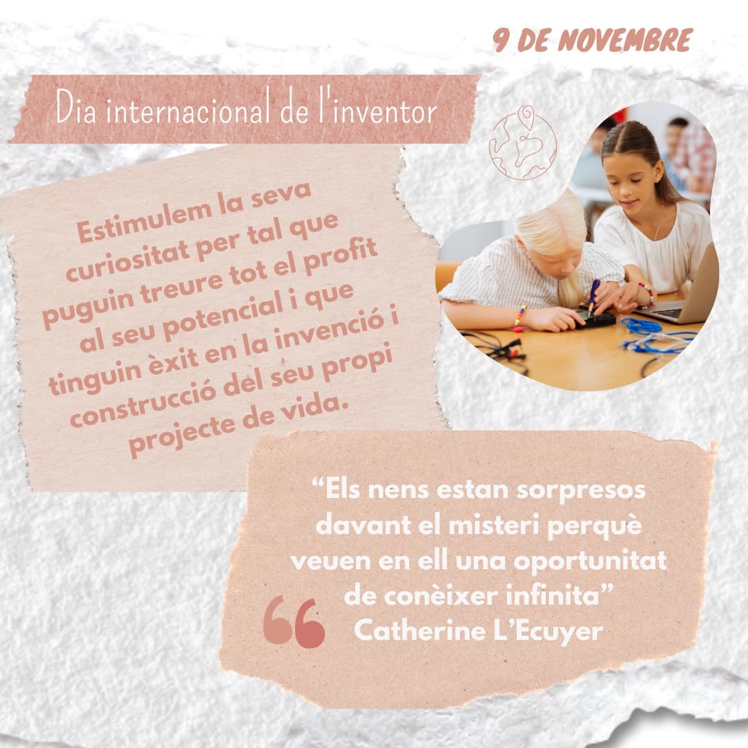 eap_b34's tweet photo. Avui, amb motiu del dia internacional de l'inventor, volem compartir amb vosaltres aquestes reflexions sobre la importància de l'experimentació per al desenvolupament del potencial creatiu dels infants. #educació #educacióinfantil #educacióprimària #educaciósecundària https://t.co/Q8r7Hp3CQU