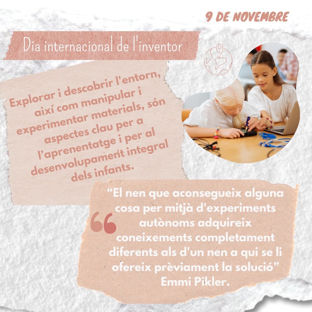 eap_b34's tweet photo. Avui, amb motiu del dia internacional de l'inventor, volem compartir amb vosaltres aquestes reflexions sobre la importància de l'experimentació per al desenvolupament del potencial creatiu dels infants. #educació #educacióinfantil #educacióprimària #educaciósecundària https://t.co/Q8r7Hp3CQU