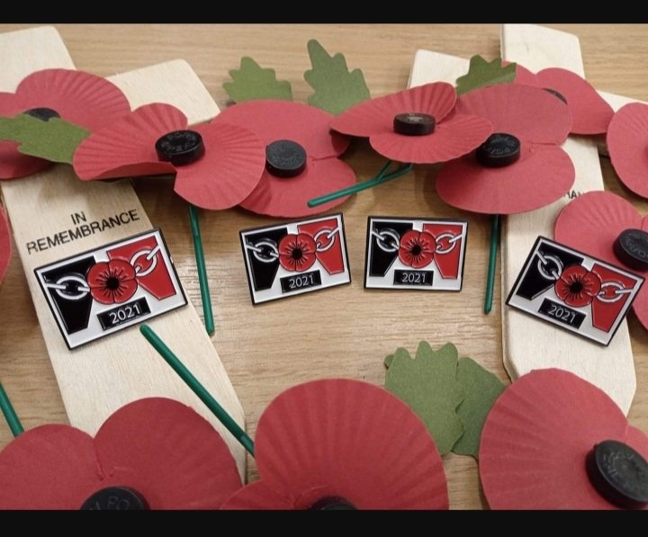 BlackCountryT's tweet photo. Black Country Poppy Pin 2021 - available in store or online #Dudley #BlackCountry https://t.co/B4Ivzgrxat