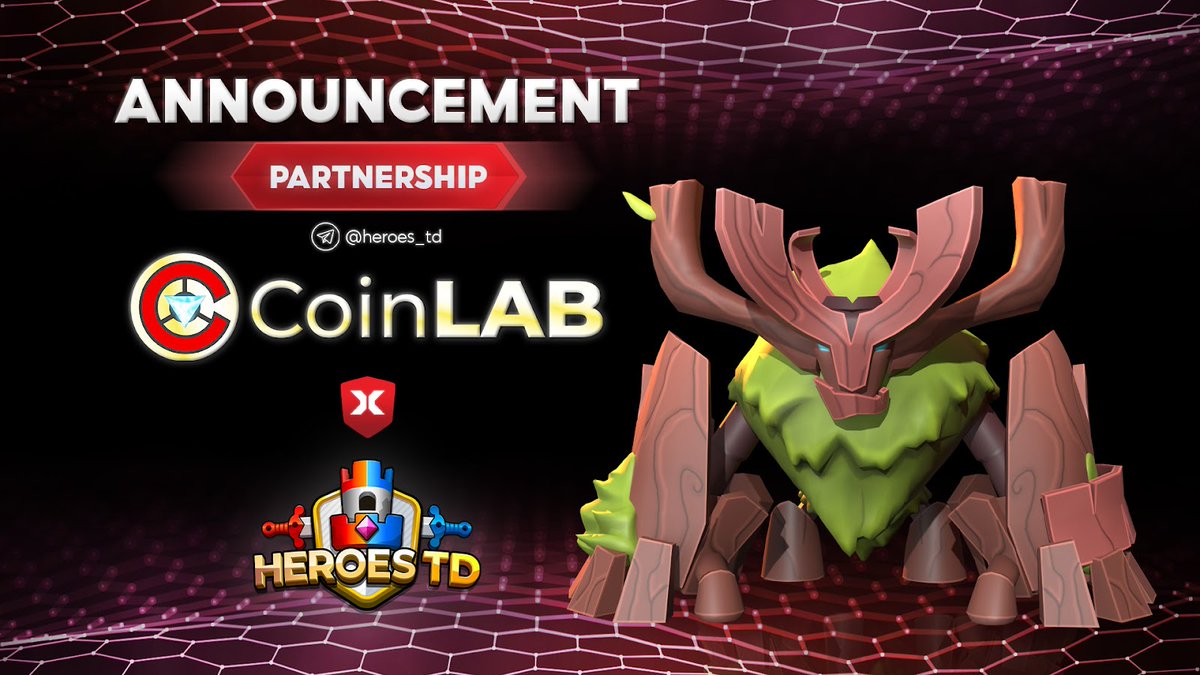 Let us greet the collaboration between COINLAB and HEROES TD in our NFT game! 
👋More details about Bounty Join and Claim: dapp.heroestd.io/bounty
🌐Website: heroestd.io
#heroestd #nftgame #CoinLAB