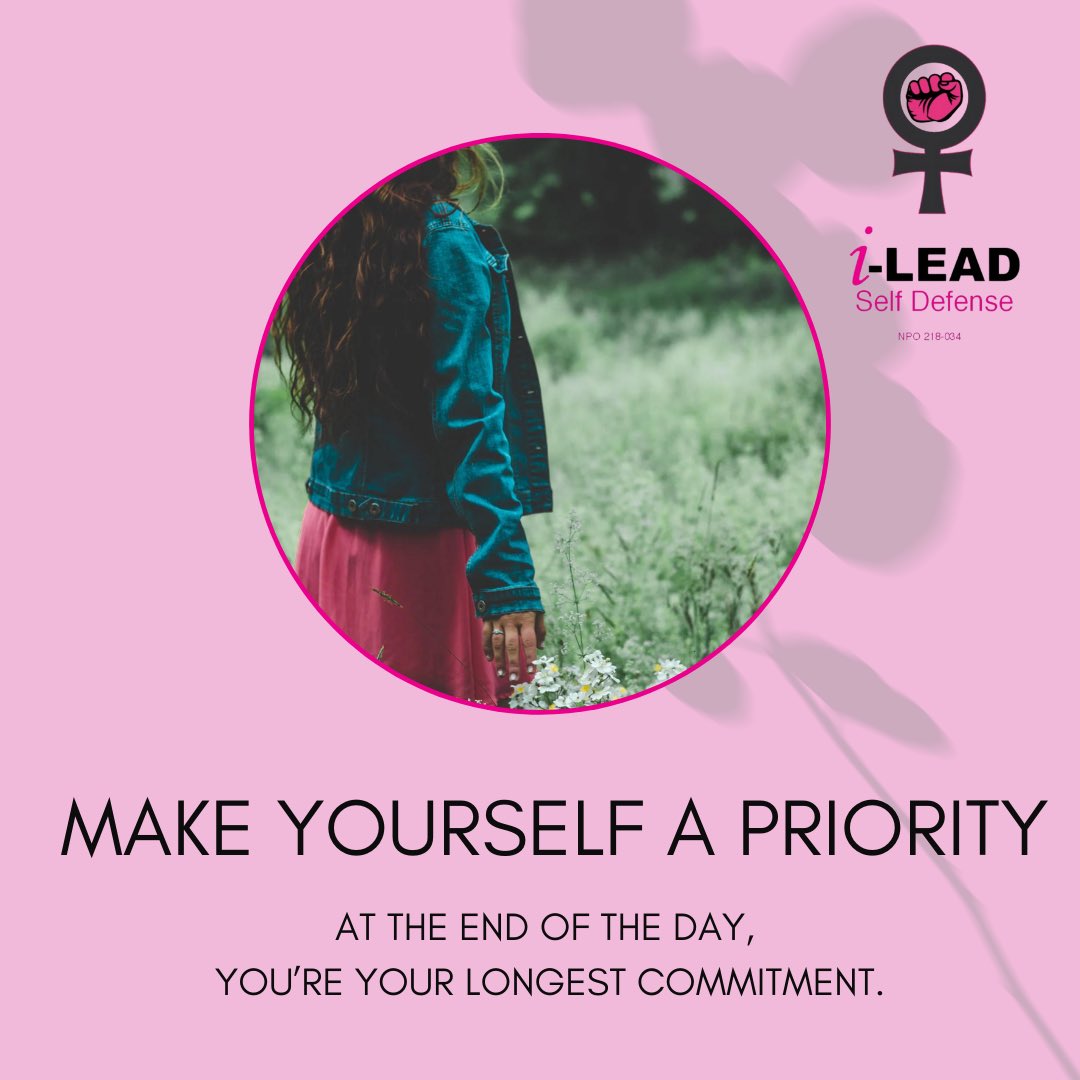 ILeadSelfDefens's tweet photo. Make yourself a priority.

#iLeadSelfDefense https://t.co/CdjsDHMivC