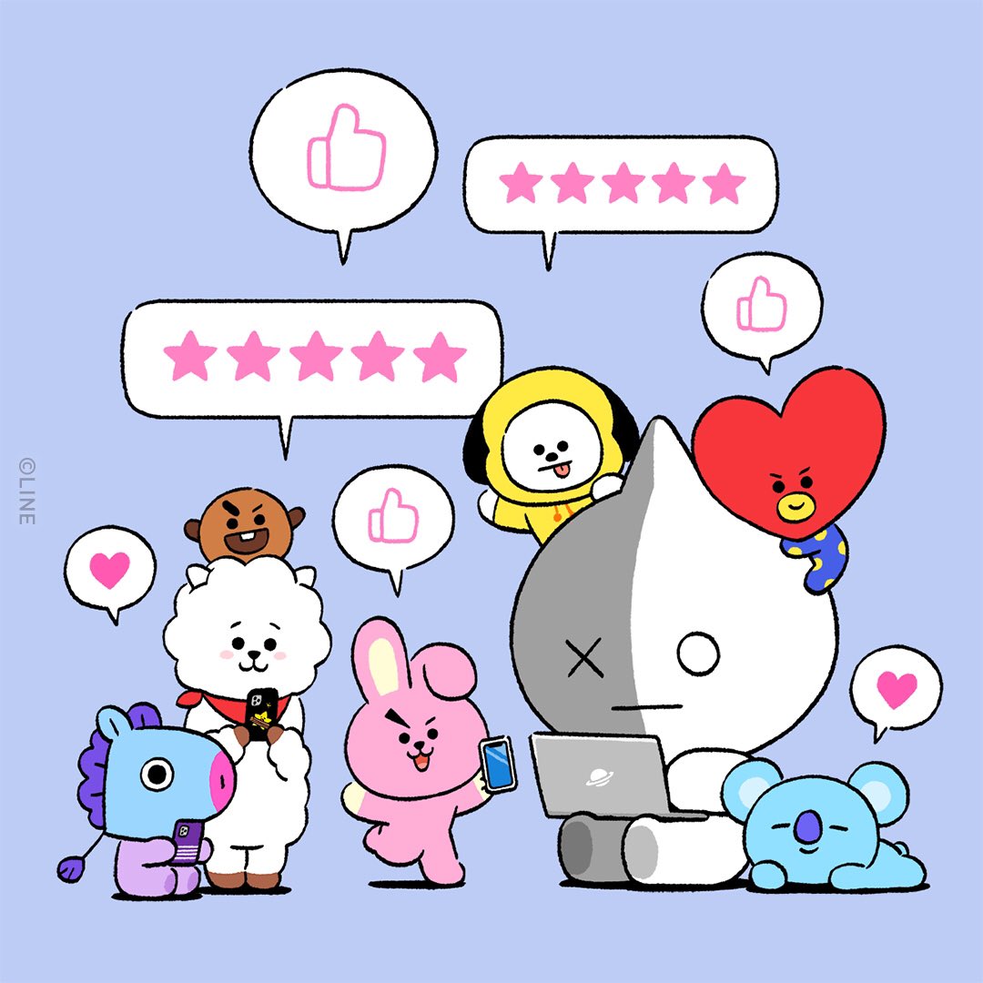 The more the merrier💖
#ReviewoftheMonth 

Reviews are important
to everyone, including us!

Leave a review on your must-have item
and take home a #LuckyBox !🎁

Check out this month’s review
at LINE FRIENDS COLLECTION!
👉 lin.ee/er8Pzb9 

#BT21 #LINEFRIENDSCOLLECTION