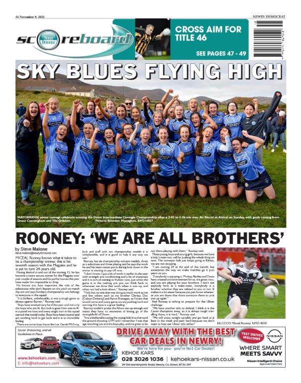 NewryDemo's tweet photo. Number one in sport. Get the Newry Democrat today. https://t.co/UCJyv02deC