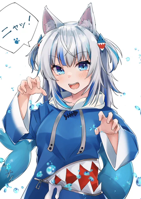 ネコ耳ぐらちゃん🦈
 #gawrt 
