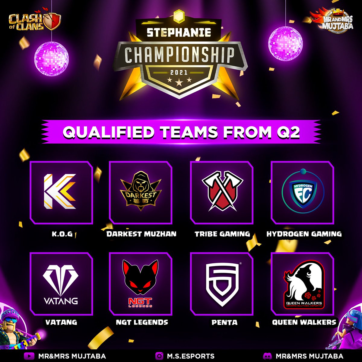 We've successfully qualified for the $50,000 main event being hosted by @StephanieDrM1 
Congratulations to all the teams that qualified and good luck! 💪🔥