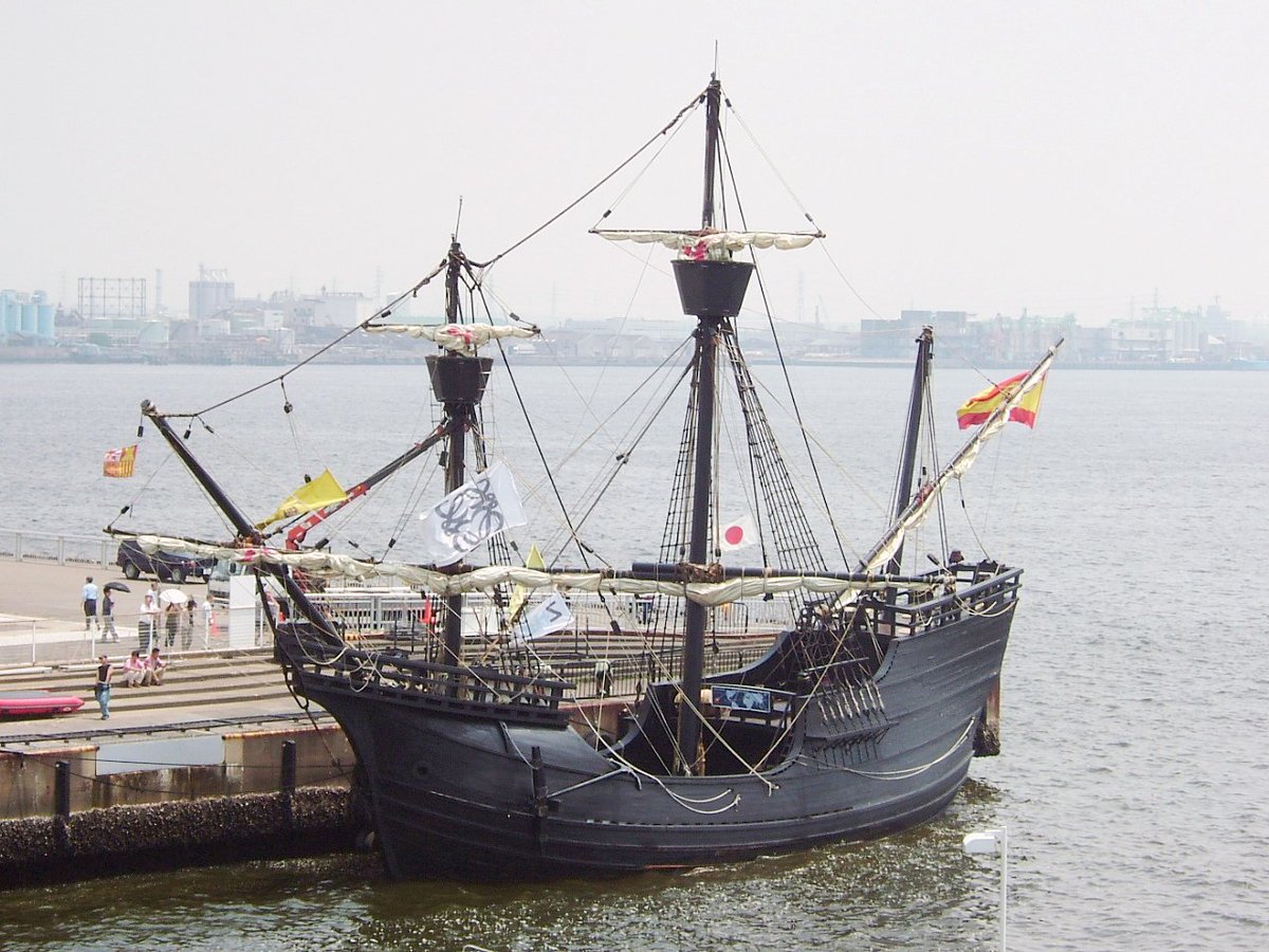 lecartographe's tweet photo. La Victoria faisait partie, avec 4 autres navires, de l'expédition 🇪🇸 de 1519, ss le commandement du 🇵🇹 Fernand de Magellan. Objectif : découvrir la route occ. vers les îles aux épices.
La Victoria fut la seule à boucler le 1er tour du monde en 9 mois... #Heroïque #AtlasGlobal https://t.co/qDRnttgnMw