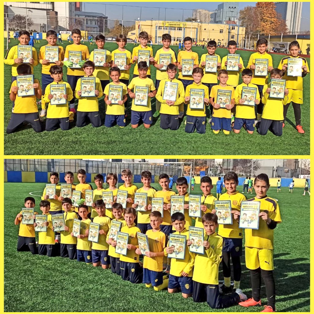 TARİHİMİZ BOYANIYOR |

Kulübümüz tarafından basılan "Minik Güçlüler Tarihimizi Renklendiriyor" adlı boyama kitapları akademimizde ki U13, U12, U11 ve U10 eğitim gruplarımızın oyuncularına hediye edildi.

#AnkaragücüFutbolAkademi