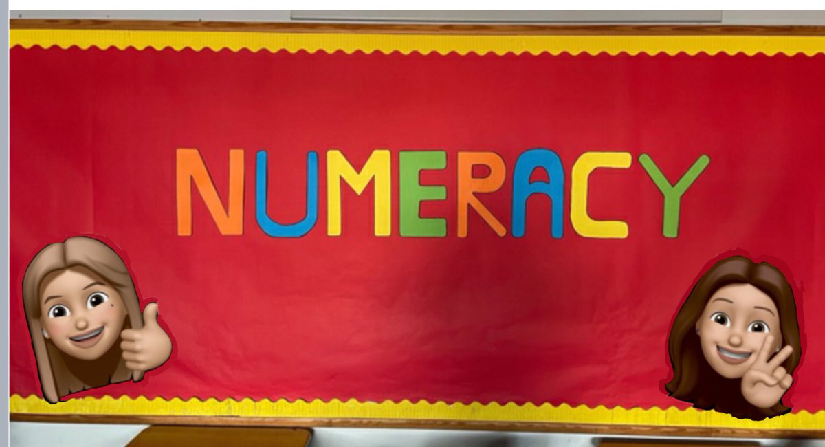 MathsStAndrews's tweet photo. Jade & Broagan have made a great start to the Numeracy Wall… now we just need to add some pupil work! 📏✂️🖍 #Numeracy #NumeracyAmbassadors https://t.co/v9x9V0aLjl