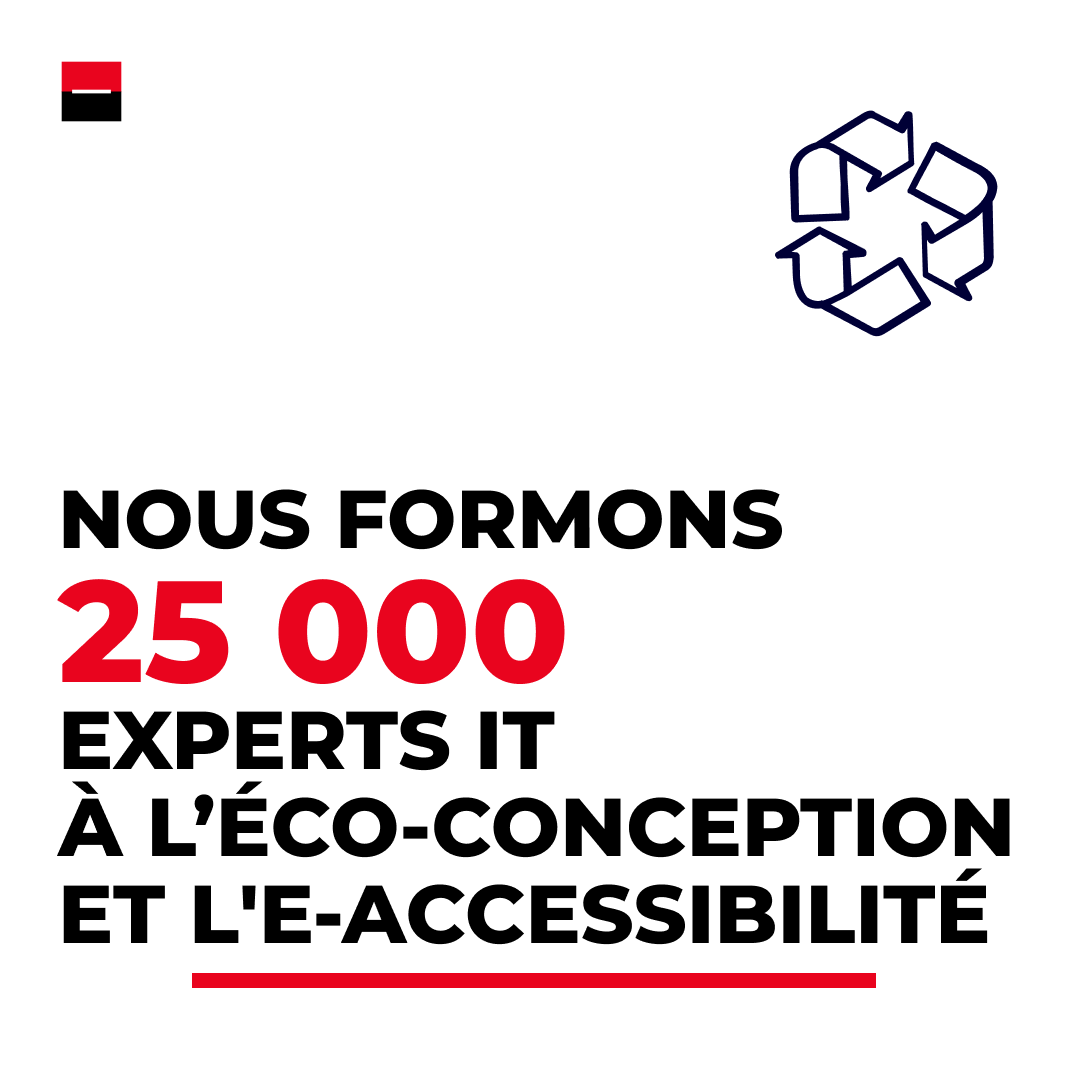 SocieteGenerale's tweet photo. Notre but ? construire des services numériques responsables pour 30 millions de clients. #TechWeekSG https://t.co/e7BFEO1zi6
