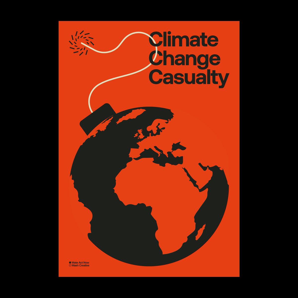 Climate Change Casualty - my submission to @MateActNow 

Defusing the Global Warming Time Bomb: The only option to avoid catastrophic climate change is to make rapid and fundamental changes to our energy, industrial and agricultural systems.

instagram.com/p/CWDAzG2tapl/…