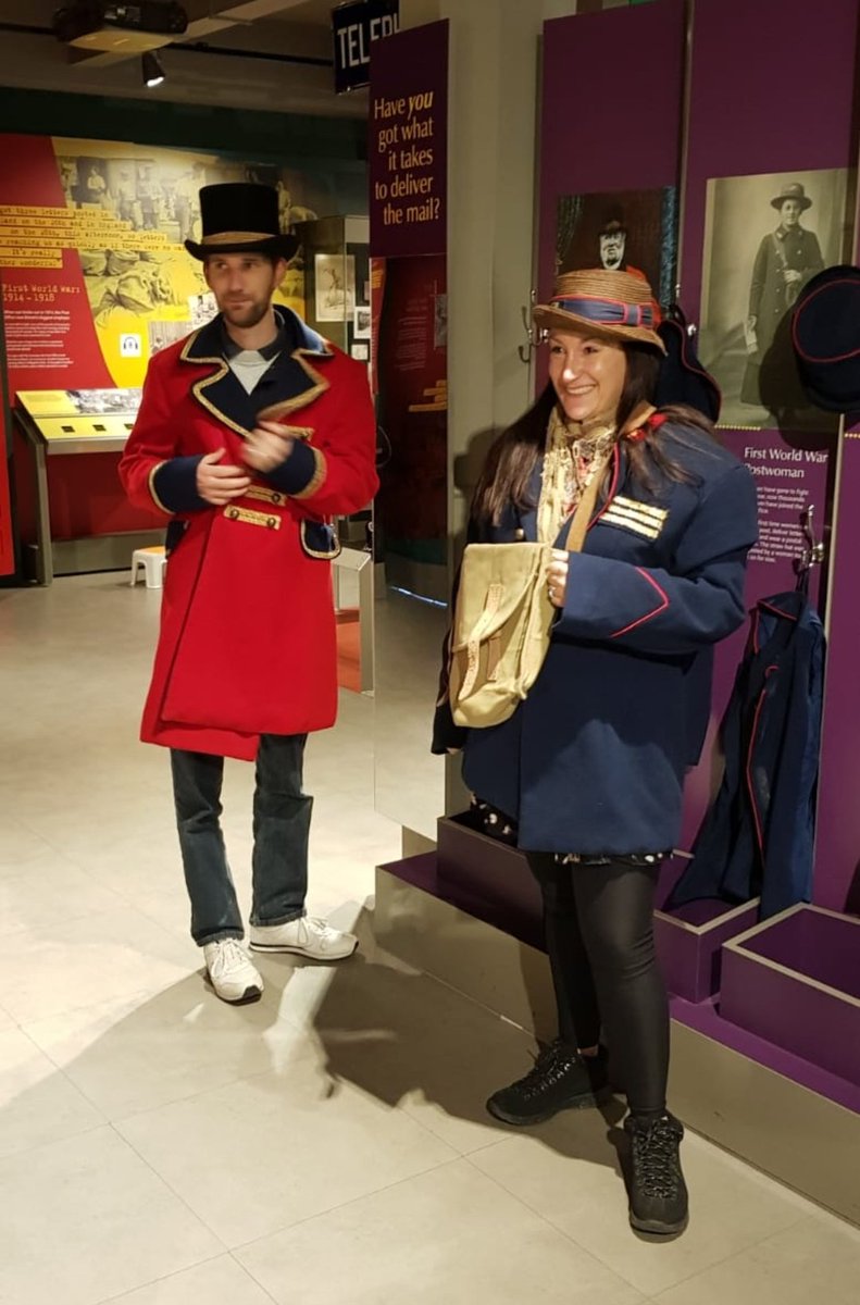 xJenniDx's tweet photo. Brilliant morning at the postal museum and on the post train - was amazing seeing how post used to be transported around London! #postrail #posttrain #postalmuseum https://t.co/I1KA7rYHKM
