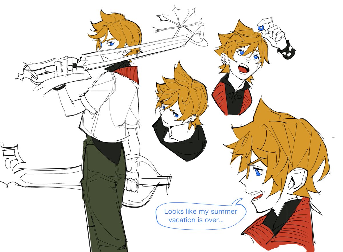 clickuu's tweet photo. here's a character i don't draw often but love dearly 🙂💙 https://t.co/ySnLF4E7ae