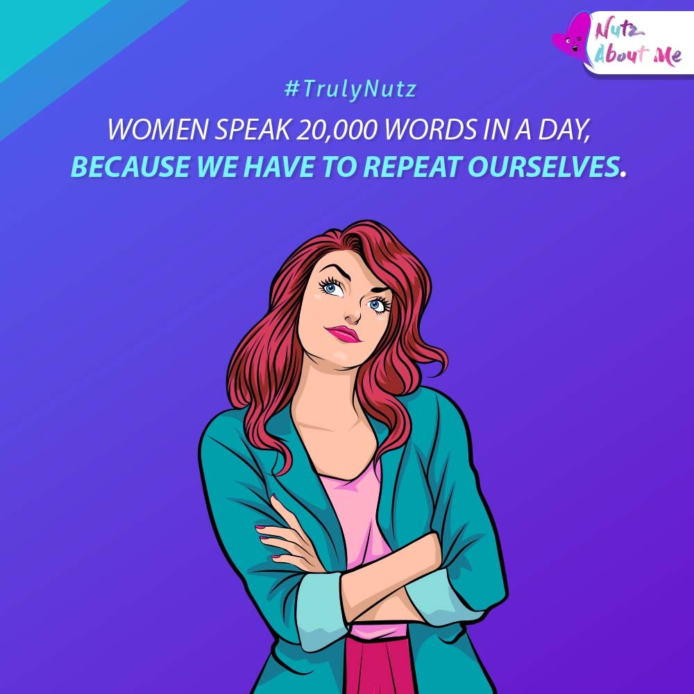 nutzaboutme1's tweet photo. Isn't it true that women often find themselves repeating therefore speaking 20,000 words more as compared to average men shouldn't be surprising.

#women #womenempowerment #men #speaking #speak #nutzaboutme #nutzaboutyou https://t.co/NIoAFc37w2