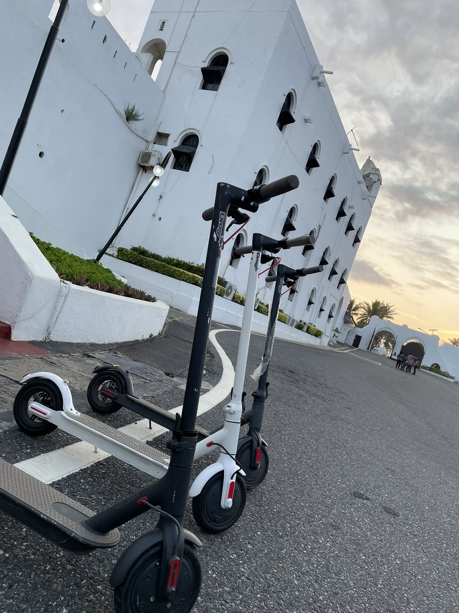 exploregh's tweet photo. RT @DrogoScooters: If you have limited stay in Ghana… your best bet to See Accra Ghana 🇬🇭 is by jumping on our swift e-scooters.  🛴

Green Go, Let’s Go! ♻️
#tourism #drogo #travel #Africa #Ghana #visitGhana #Accratours #ghanaactivities #GHevents #eco… https://t.co/MkO0Eyywxr
