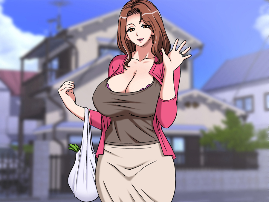 Anime outdoor creampie housewife