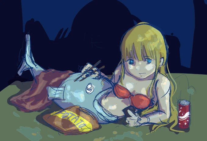 #後天性人魚 