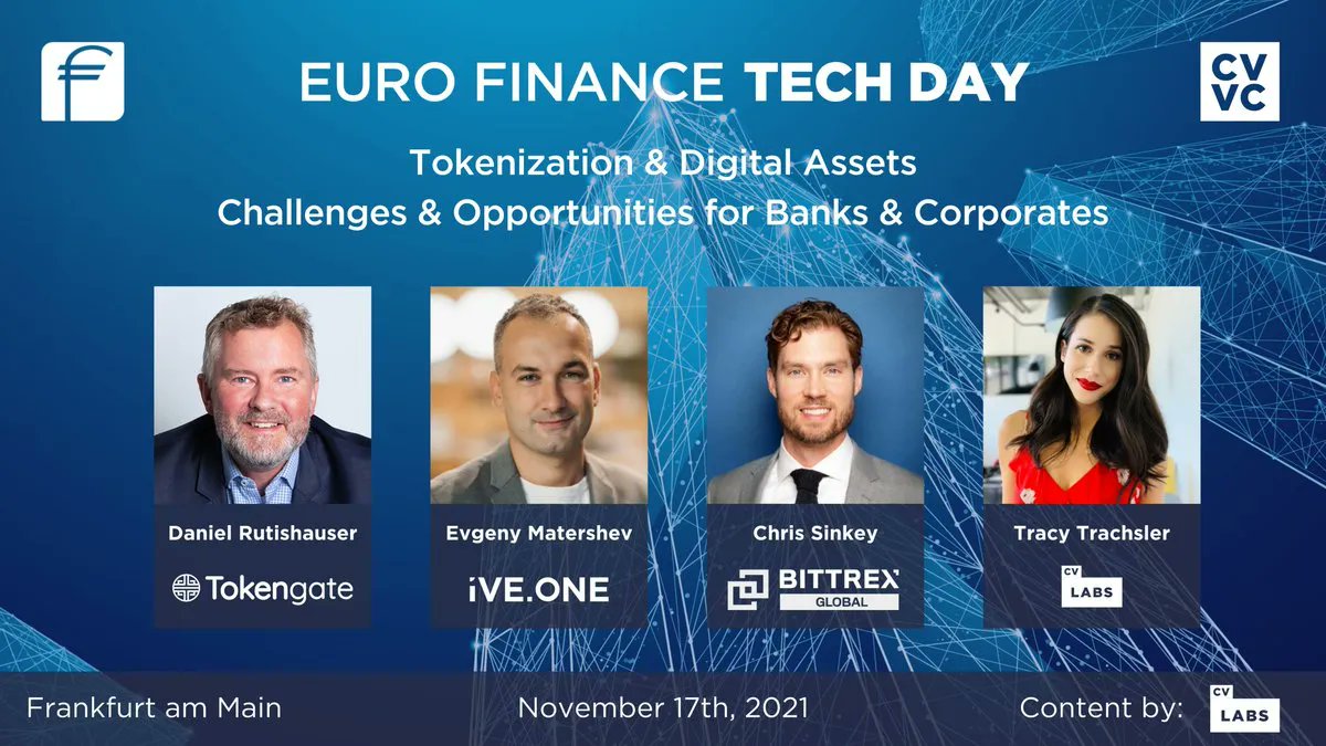 iveone_'s tweet photo. Why should banks and corporates adopt #digitalassets? Join us on November 17th the panel discussion at @eurofinanceweek 
👉 Claim your free Livestream ticket: https://t.co/CdEyPRYweD (Code: EFW21)
👉 Find the full program here: https://t.co/466kTbqD5J
#efweek21 https://t.co/U3lQKcyrjw