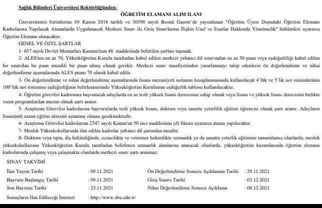 gulhanesh's tweet photo. Gülhane Sağlık Bilimleri Fakültesi Sosyal Hizmet bölümü araştırma görevlisi ilanı!✋🏻
.
.
.
Aranan şartlar:Sosyal hizmet Lisans mezunu olup Sosyal Hizmet programında doktora yapıyor olmak https://t.co/HWimFrN0QS