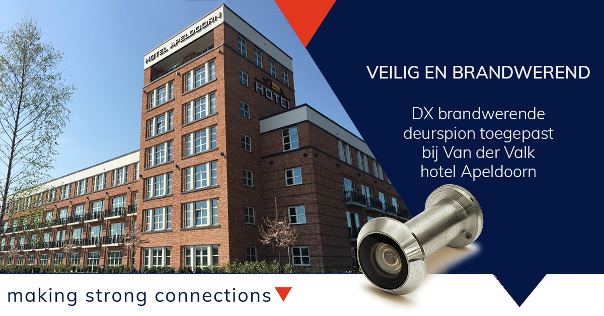 Een stukje persoonlijke veiligheid en zekerheid. Van Buuren IJzerhandel Knoef adviseerde de Van der Valk organisatie voor een totaaloplossing #Hang &amp; #Sluitwerk en onze #DX brandwerende #deurspion speelt hierin een rol! bit.ly/3mvMMwy

#makingstrongconnections #alwayson
