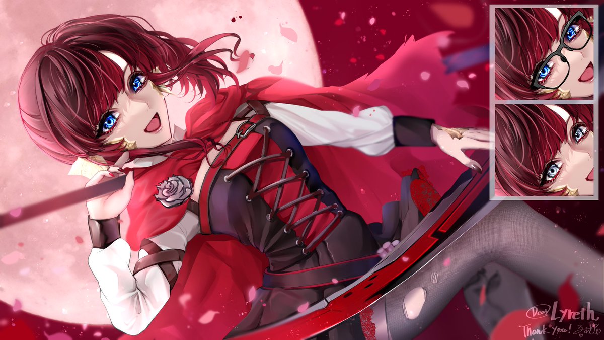 ルビー・ローズ 「Skeb! I'm honored that you requested thi」|ふぁゆ瀬のイラスト