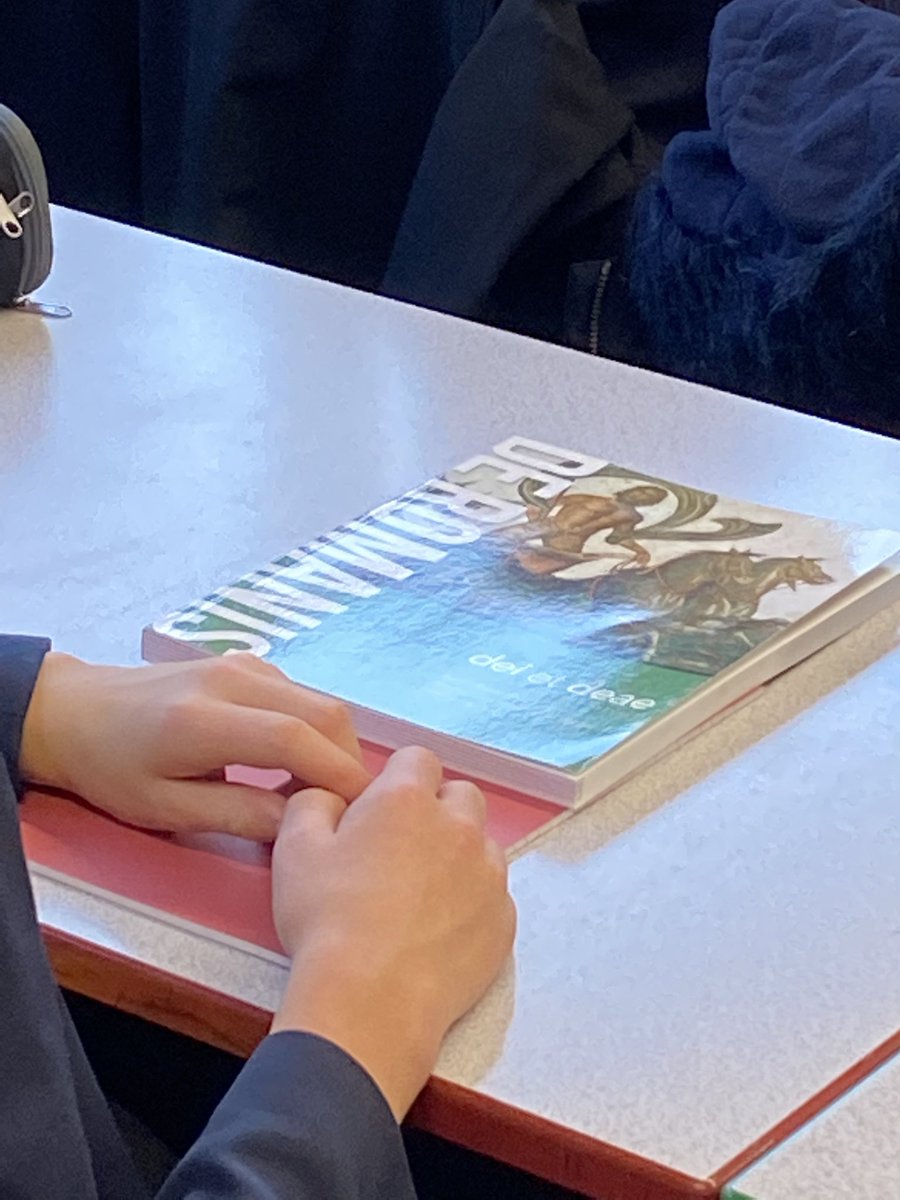 WatkinsBHCS's tweet photo. A scene youโll no doubt see in every school across the land. The Headteacher @chrisedwardsuk delivering GCSE Latin breakfast club. Everyday life here @BrightonHillSch #commitment #collaboration #makingsuccessinevitable https://t.co/dFaeUAYcrr