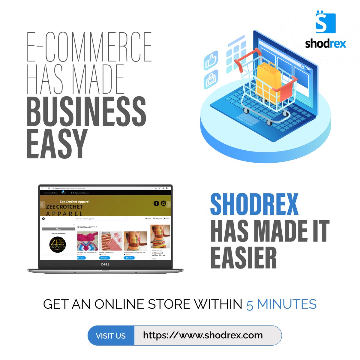 shodrex's tweet photo. Are you thinking of how you could bring your business online?
Never to worry because Shodrex was built for ease and for all.

Get an e-commerce store today!

Visit https://t.co/WzDQNIw8q7 to sign up

#shodrex #ecommerce #business #technology #onlineshop #commerce https://t.co/wB9vPaXJRd