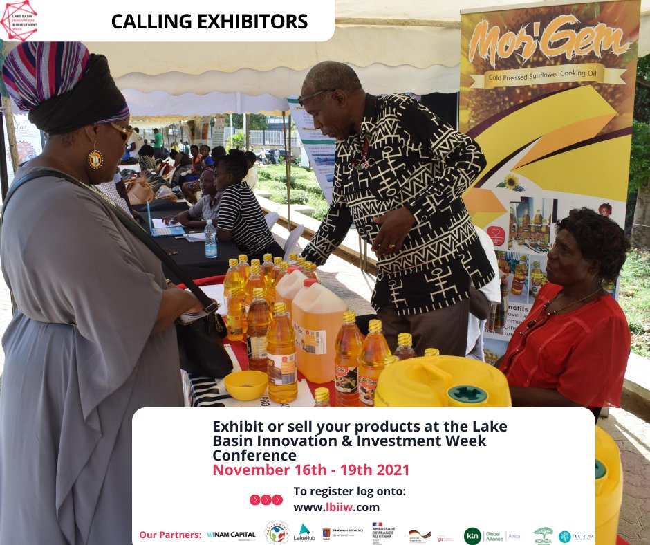 lbiiwk's tweet photo. Last call for Vendors and Exhibitors who would like to showcase their innovations, products and services at the Lake Basin Investment and Innovation Week from 16th - 19th 2021.
Register today through https://t.co/knkBTP6YHj
CHARGES: 1000/- for the three days.
#lbiiw2021 https://t.co/Ytrg7ZOTpK