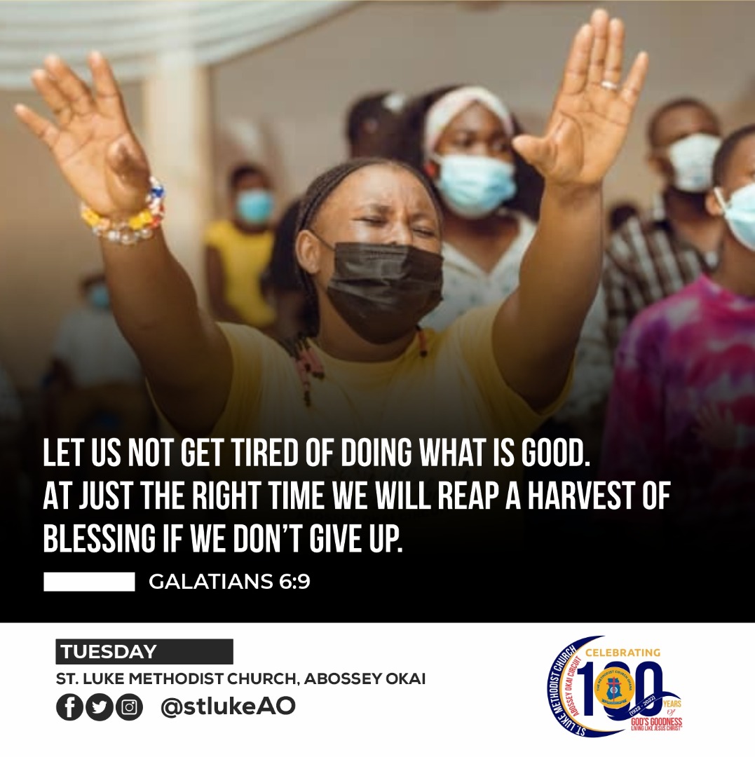 StlukeMethodist's tweet photo. Doing good is hard work, especially if someone begins to doubt whether it matters. As Christians, we are urged to keep doing good because at the right time God will allow His people to see how their investment of themselves to do good matters.

#Physicians
#slmcat100
#stlukemedia https://t.co/xeC4XUiRHD