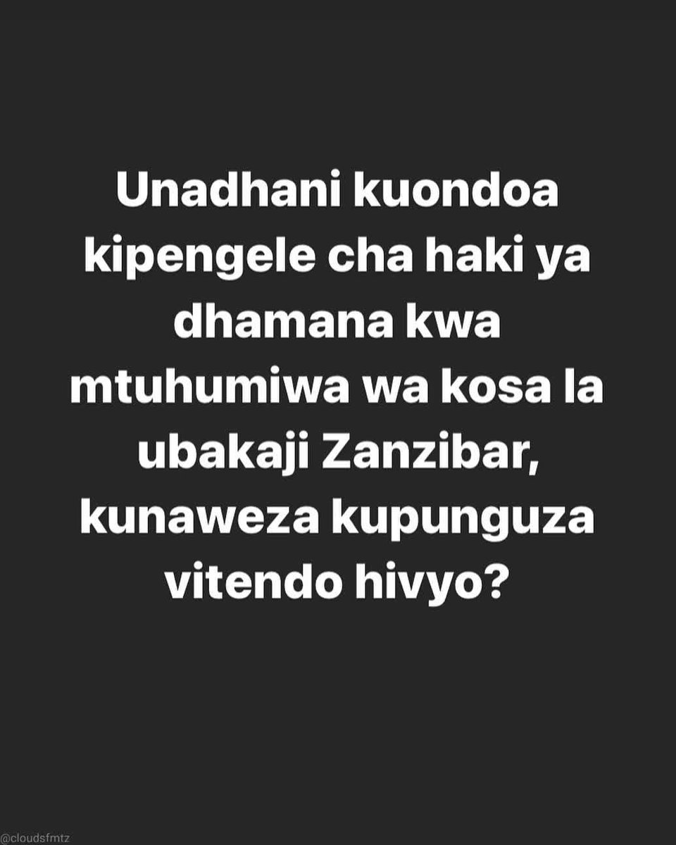 CloudsMediaLive's tweet photo. Comment yako itasomwa kwenye #LeoTena mpaka saba kamili mchana. 
Cc. #dahuu @GeahHabib @josemarah #mwijaku https://t.co/WDbkYOjPcq