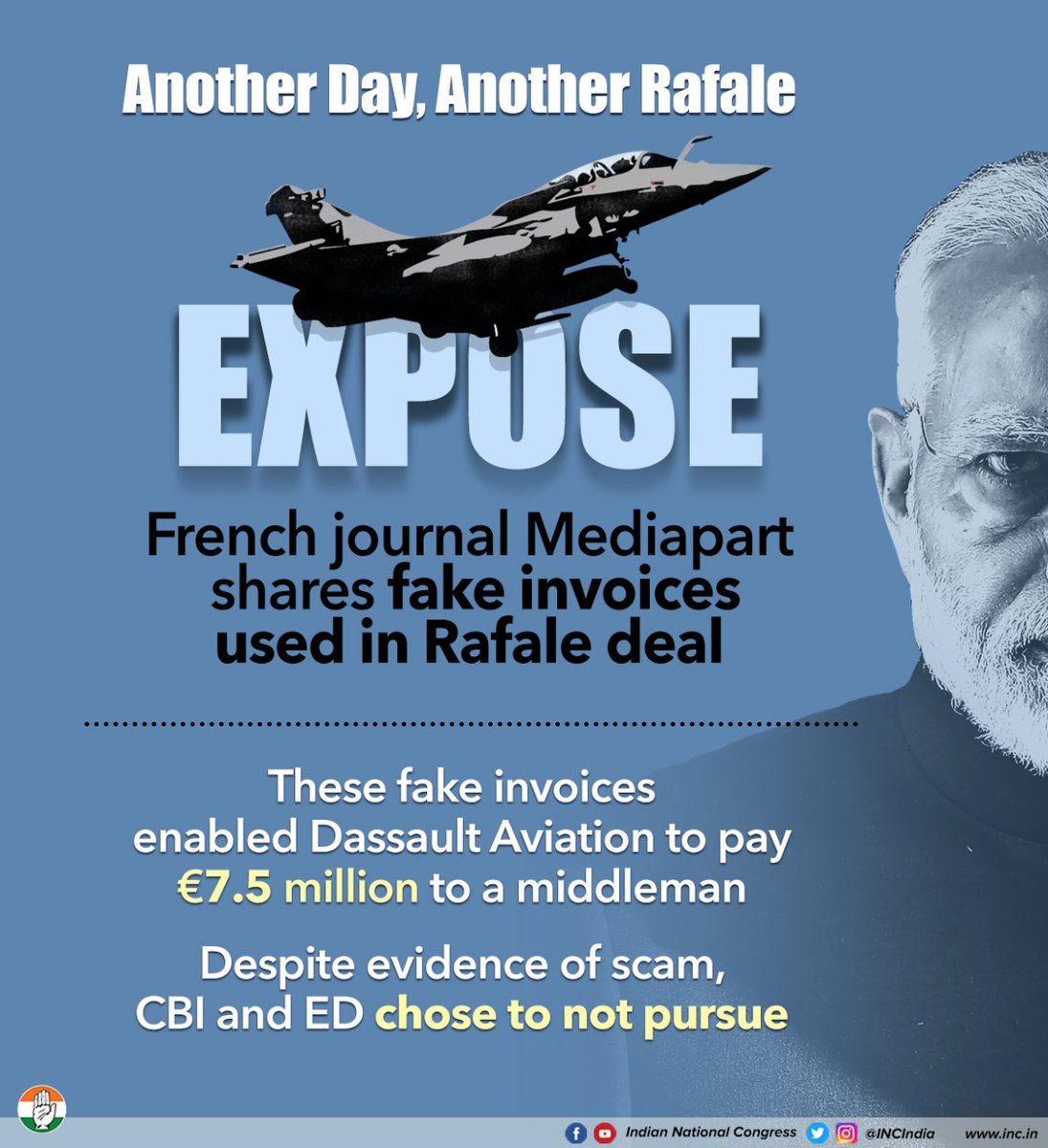 #RafaleBJPCoverUpExposed

#RafaleDeal is the biggest scam of BJP using #Pegasus to hide it .