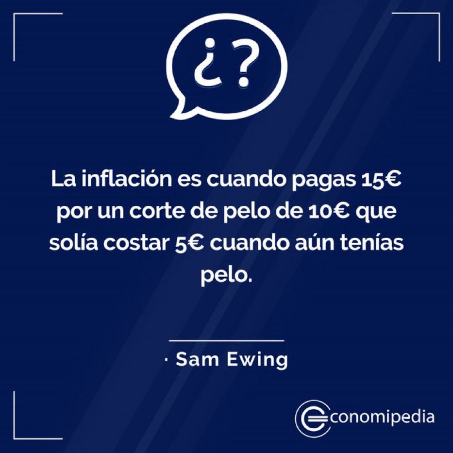 FCollMorales's tweet photo. Para entender la inflación, en otras palabras, #SamEwing publicaba la siguiente frase 👇🏻
¡Feliz #martes! https://t.co/Gqb9Nj2Bje