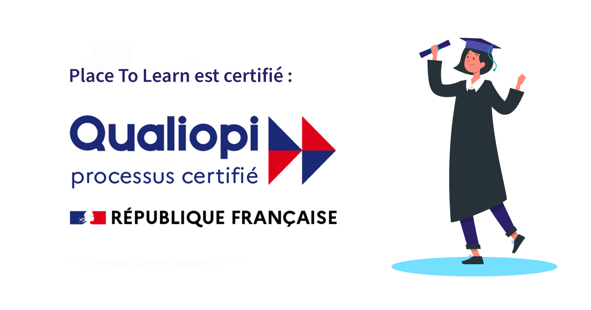 placetolearn's tweet photo. Toute l'équipe de Place to learn est fière de vous annoncer qu'elle a obtenu la certification Qualiopi 🏆

Une vrai satisfaction et un vraie plaisir de recevoir cette certification qui atteste du processus mis en œuvre par @placetolearn ! 🤝 https://t.co/ivYW6iZIDj