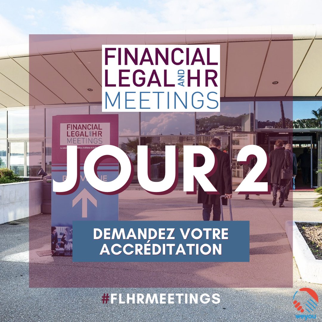 [Jour 2] 🗓️ Financial Legal and HR Meetings !

Demandez vite votre accréditation pour nous rejoindre →
bit.ly/FLHR21VST 

#Finance #Legal #RessourcesHumaines #FLHRMeetings