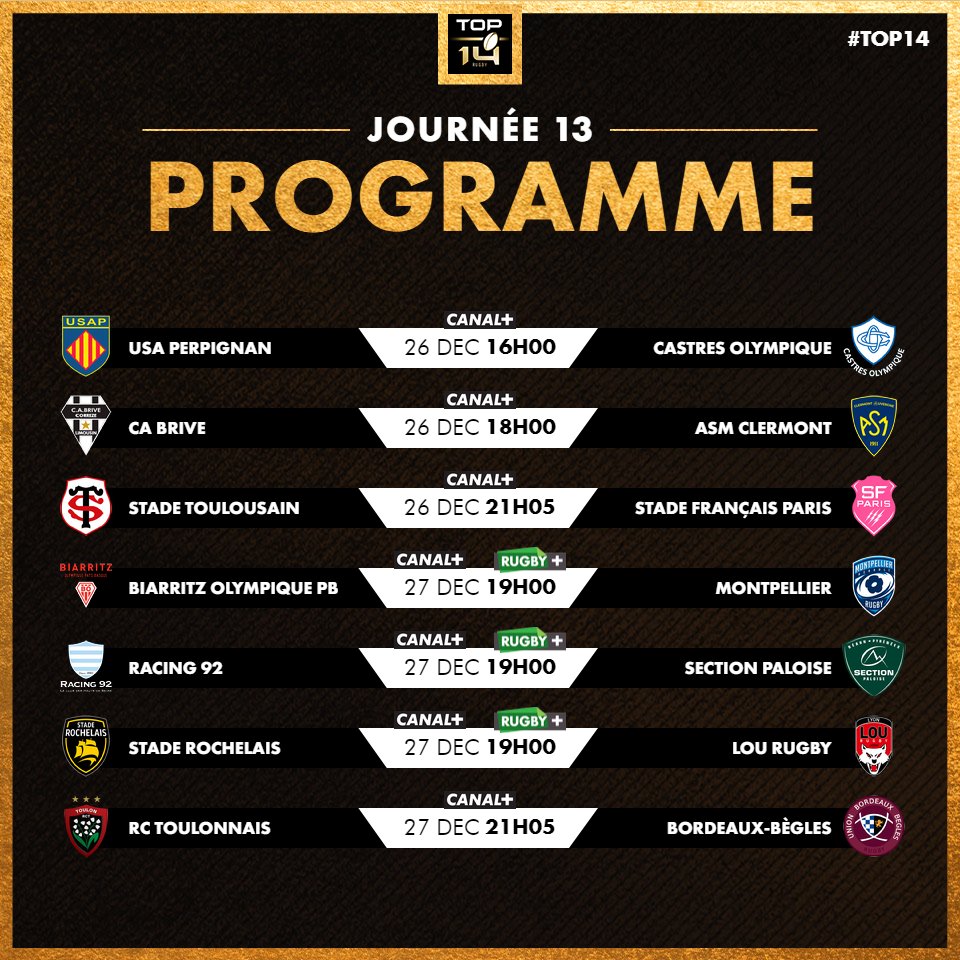 RCTofficiel's tweet photo. ๐จ Programmation des #BoxingDays du @top14rugby
๐ ๐๐ @UBBrugby le 27 Dรฉcembre ร 21h
โ๏ธ๐ฅ๐@MHR_officiel le 2 Janvier ร 21h https://t.co/HFoqkvEhbB