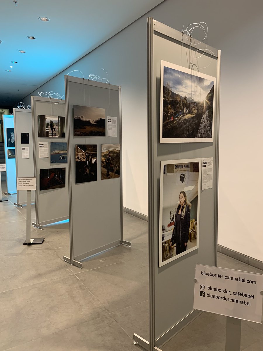 SZukunftBerlin's tweet photo. And we‘re back at Allianz Forum for Day 3 of #europebottomup. Take the time today to look at our guest exhibition #blueborder which explores the youth of five Mediterranean Islands. https://t.co/Xcrb9yi3Fg https://t.co/OGf5NYBshy