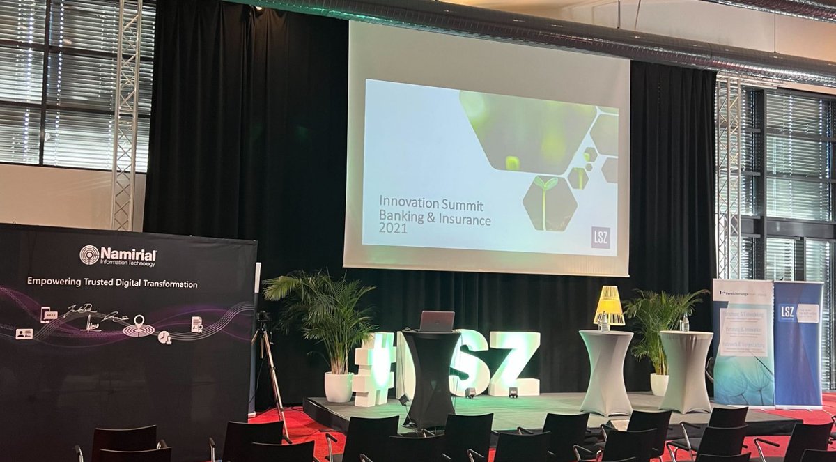 The stage is set: Soon the #LSZ Innovation Summit #Banking &amp; #Insurance #IBSI21 will be kicking off 

<a href="/klaus_fellner/">Klaus Fellner 🇦🇹🇪🇺</a> and Andreas van der Linden are on site in in Bad Loipersdorf 

Event profile
namirial.com/en/namirial-ls…
 
@LSZconsulting