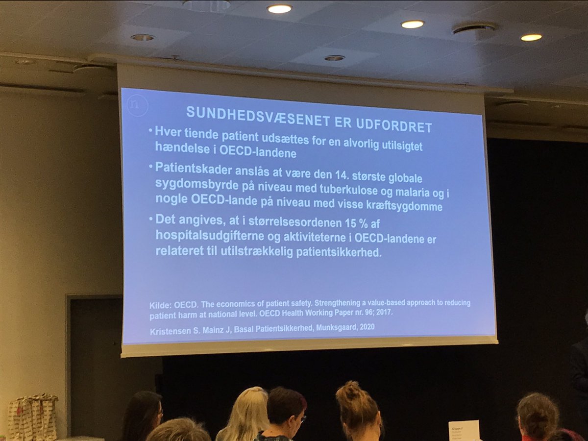 VibekeRischel's tweet photo. @Jan_Mainz minder om at det er konservative tal ikke tabloidforside 15% af udgifterne i SUV kan henføres til dårlig patientsikkerhed. #patient21 #spild https://t.co/hC56uZzrNW