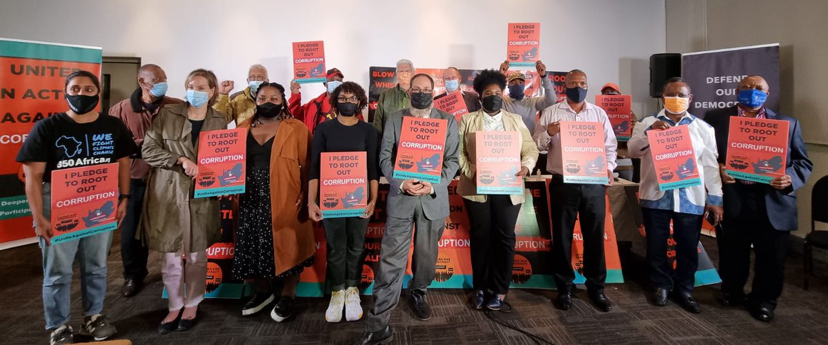 Civil society speaking up in support of anti-corruption week from 3 to 10 December at the media launch yesterday.  #UniteAgainstCorruption  #DefendOurDemocracy  
<a href="/RevFChikane/">Frank Chikane</a> <a href="/r2kcampaign/">Right2Know</a> <a href="/Corruption_SA/">Corruption Watch</a> <a href="/FreedomULaw/">Freedom Under Law</a> <a href="/NtwaneF/">Ntwane Community Development Forum</a> <a href="/nhlanhla_lux_/">nhlanhlalux</a> <a href="/KathradaFound/">Kathrada Foundation</a> <a href="/BeitEmanuel/">Beit Emanuel</a> <a href="/SACP1921/">SACP</a>