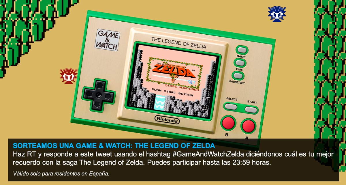 VandalOnline's tweet photo. Sorteamos una Game &amp; Watch: The Legend of Zelda, para participar:

- Haz RT y responde a este tweet usando el hashtag #GameAndWatchZelda diciéndonos cuál es tu mejor recuerdo con la saga The Legend of Zelda.
- Podéis participar hasta las 23:59h de hoy, solo residentes en España. https://t.co/pEkDB158K9